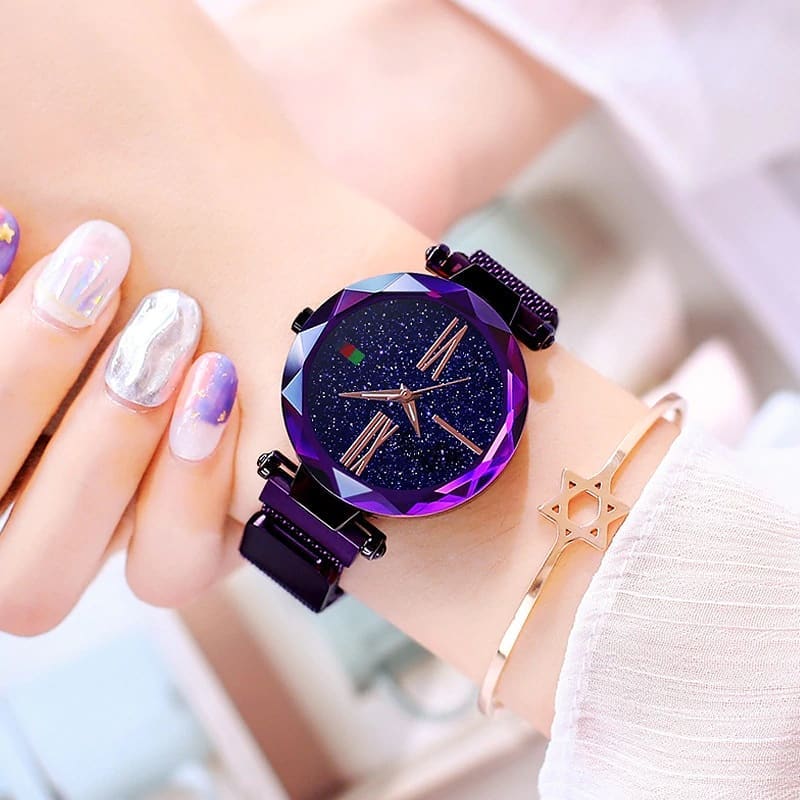Luxury Galaxy watch Starry Magnetic Female watch- Elegance, written in starlight.