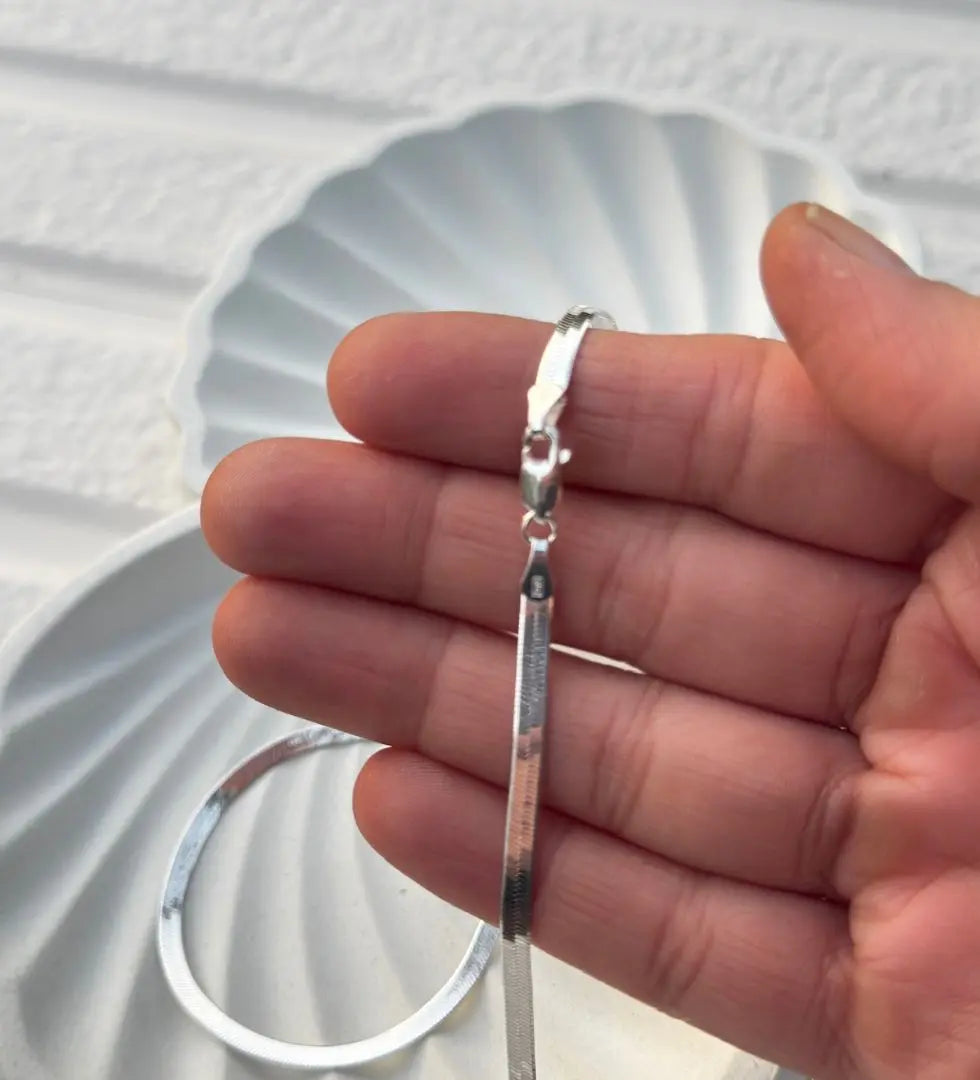 Bond of Love Silver-Plated Snake Anklet for Her | Premium Chic (Anti Tarnish )