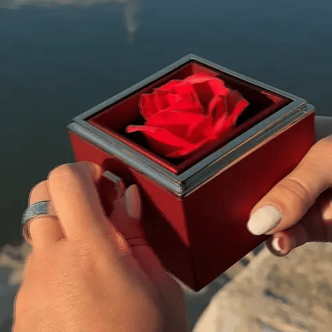 Forever Rose Box & Premium Personalized Necklace ❤️  Original Preserved Rose